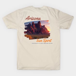 Arizona Sun Spirit Superstition Mountains 2 T-Shirt